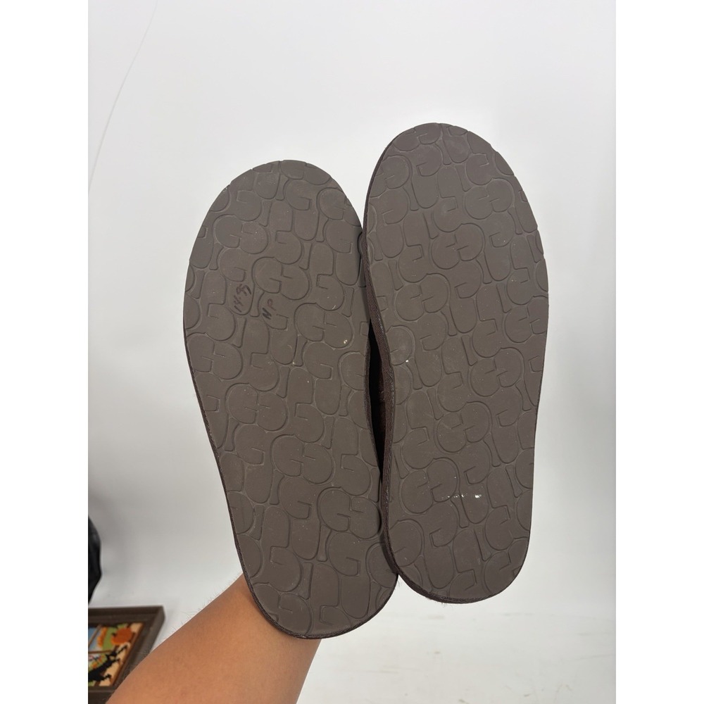 UGG Australia Scuff Romeo II Men's Size 10 Slippers Brown Suede Sheepskin - Picture 11 of 11